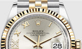 Rolex Datejust 36 Silver Dial Two Tone Oyster Steel & Yellow Gold Strap Watch for Women - M126233-0031