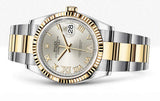 Rolex Datejust 36 Silver Dial Two Tone Steel Yellow Gold Strap Watch for Women - M126233-0032