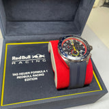 Tag Heuer Formula 1 Red Bull Racing Chronograph Blue Dial Blue Rubber Strap Watch for Men - CAZ101AL.FT8052