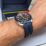 Tag Heuer Formula 1 Red Bull Racing Chronograph Blue Dial Blue Rubber Strap Watch for Men - CAZ101AL.FT8052