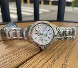 Guess Mini Phantom Silver Dial Silver Steel Strap Watch for Women - W0235L1