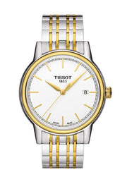 Tissot Carson Steel Lady White Dial Quartz Watch For Women - T085.210.22.011.00