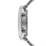 Calvin Klein High Noon Chronograph Black Dial Silver Mesh Bracelet Watch for Men - K8M27121
