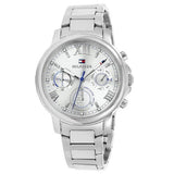 Tommy Hilfiger Claudia Silver Dial Silver Steel Strap Watch for Women - 1781741