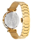 Versace Palazzo Empire Greca Green Dial Gold Mesh Bracelet Watch for Women - VEDV00819