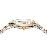 Versace Audrey Quartz White Dial Two Tone Steel Strap Watch for Women - VELR00519