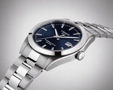 Jam Tangan Pria Tissot Gentlemen Powermatic 80 Silicium Blue Dial Silver Steel Strap - T127.407.11.041.00