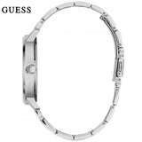 Guess Montauk Silver Dial Two Tone Steel Strap Watch for Women - W0933L5