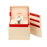 Omega Seamaster Aqua Terra Quartz Diamonds Mother of Pearl Dial Silver Steel Strap Watch for Women - 220.10.28.60.55.001