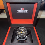 Tissot Supersport Chrono Grey Dial Black Nylon Strap Watch For Men - T125.617.36.081.00