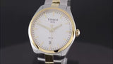 Tissot T Classic PR 100 White Dial Two Tone Steel Strap Watch for Men - T101.410.22.031.00