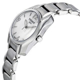 Tissot T Wave Mother of Pearl Dial Jam Tangan Tali Baja Dua Warna Untuk Wanita - T023.210.11.117.00