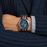 Tag Heuer Formula 1 Chronograph 43mm Dial Biru Jam Tangan NATO Strap untuk Pria - CAZ1014.FC8196
