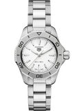 Tag Heuer Aquaracer Professional 200 Quartz White Dial Silver Steel Strap Watch for Women - WBP1411.BA0622