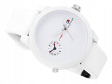 Tommy Hilfiger Denim White Dial White Rubber Strap Watch for Men - 1791324