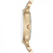 Michael Kors Portia Quartz Gold Dial Gold Steel Strap Watch For Women - MK3838