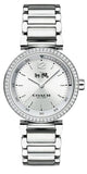 Coach Sports Crystals Silver Dial Silver Steel Strap Watch for Women - 14502194