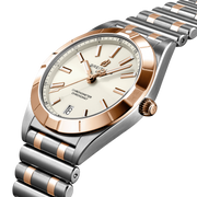 Breitling Chronomat Automatic 36 White Dial Two Tone Steel Strap Watch for Women - U10380101A1U1