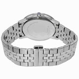 Movado Museum Classic Black Dial Silver Steel Strap Watch for Men - 0607199