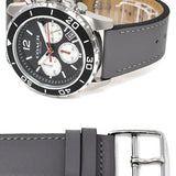 Coach Kent Grey Dial Grey Leather Strap Watch for Men - 14602561