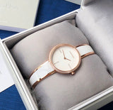 Calvin Klein Seduce Seduction White Dial Two Tone Steel Strap Watch for Women - K4E2NX1T