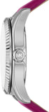 Michael Kors Lexington Quartz Fuchsia Dial Fuchsia Leather Strap Watch For Women - MK4749