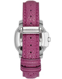 Burberry The Britain Pink Dial Pink Leather Strap Watch for Women - BBY1715