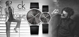 Calvin Klein Minimal Black Dial Black Leather Strap Watch for Women - K7622107