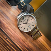 Emporio Armani Renato Quartz Grey Dial Grey Steel Strap Watch For Men - AR11120