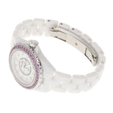 Chanel J12 Quartz Diamonds Mother of Pearl White Dial White Steel Strap Watch for Women - J12 H3243