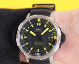 IWC Aquatimer Automatic 2000 Black Dial Black Rubber Strap Watch for Men - IW358001