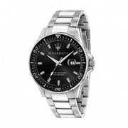 Maserati SFIDA Quartz Black Dial Stainless Steel Watch For Men - R8853140002