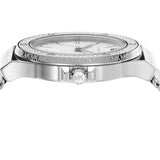 Michael Kors Lennox Three-Hand Silver Dial Silver Steel Strap Watch For Women - MK7337