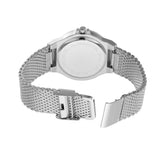 Michael Kors Lennox Three-Hand Silver Dial Silver Steel Strap Watch For Women - MK7337