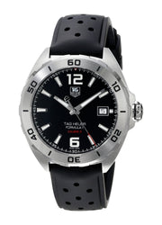 Tag Heuer Formula 1 Automatic Black Dial Black Rubber Strap Watch for Men - WAZ2113.FT8023