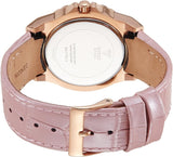 Guess Limelight Quartz Analog White Dial Pink Leather Strap Watch For Women - W0775l3
