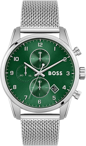 Hugo boss discount watch green face