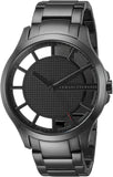 Armani Exchange Hampton Chronograph Grey Dial Grey Steel Strap Watch For Men - AX2188