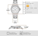 Michael Kors Everest Three hand Silver Dial Silver Steel Strap Watch For Women - MK7403