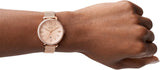 Fossil Jacqueline Quartz Rose Gold Dial Rose Gold Mesh Strap Watch for Women - ES4628