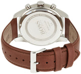 Hugo Boss Skymaster Grey Dial Brown Leather Strap Watch for Men - 1513787