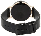 Calvin Klein Boost Black Dial Black Leather Strap Watch for Men - K7Y21TCZ