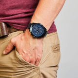 Tommy Hilfiger Decker Chronograph Blue Dial Blue Steel Strap Watch for Men - 1791560