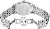 Emporio Armani Classic Quartz Silver Dial Silver Steel Strap Watch For Men - AR1788