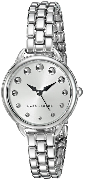 Marc Jacobs Betty White Dial Silver Steel Strap Watch for Women - MJ3497
