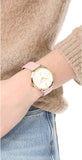 Michael Kors Portia Quartz White Dial Pink Leather Strap Watch For Women - MK2659