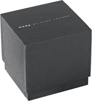 Marc Jacobs Vic Silver Dial Black Leather Strap Watch for Women - MJ1437