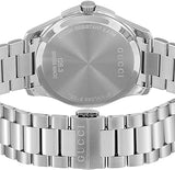 Gucci G Timeless Blue Dial Silver Steel Strap Watch For Men - YA126316