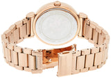 Michael Kors Catlin Quartz Rose Gold Dial Rose Gold Steel Strap Watch For Women - MK3412