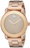 Movado Bold Rose Gold Dial Rose Gold Steel Strap Watch For Women - 3600335